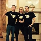 Групповые футболки с рисунком